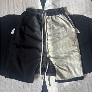 Rick Owen 2016 Split Babel Drop Crotch Pod Shorts Size Medium